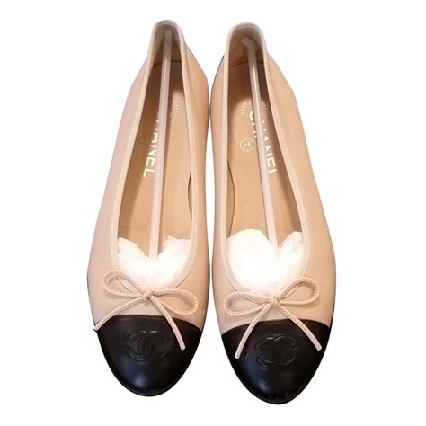 two tone flats chanel|are Chanel ballet flats comfortable.